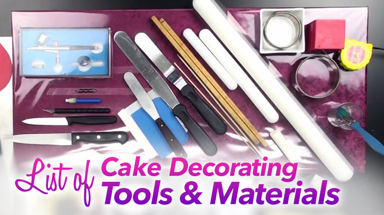 List of Cake Decorating Tools & Materials